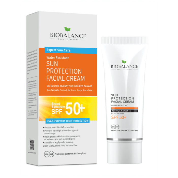 Biobalance Sun protection facial cream Broad spectrum SPF 50+