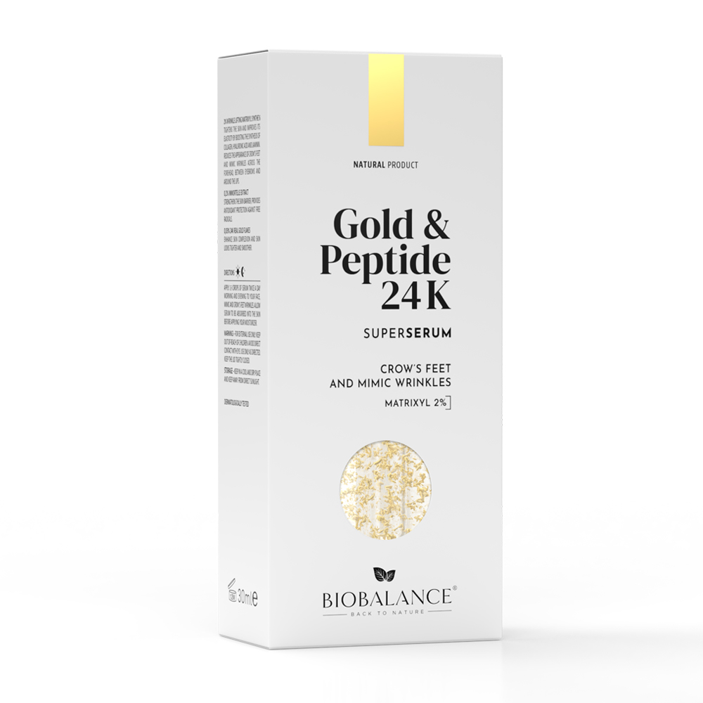 Gold and peptide 24k super serum
