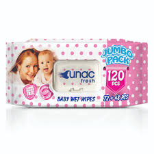 UNAC Fresh Baby wipes 120pcs