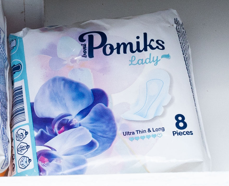 Sanitary pad ultra thin and long